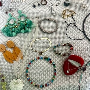 Various jewelry pieces